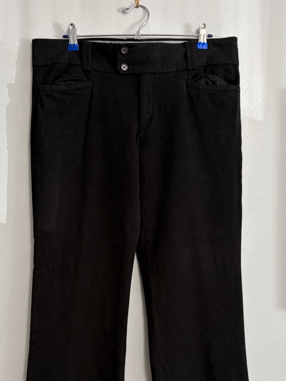 Banana Republic Sloan Fit Black Stretch Straight Leg Pants 14